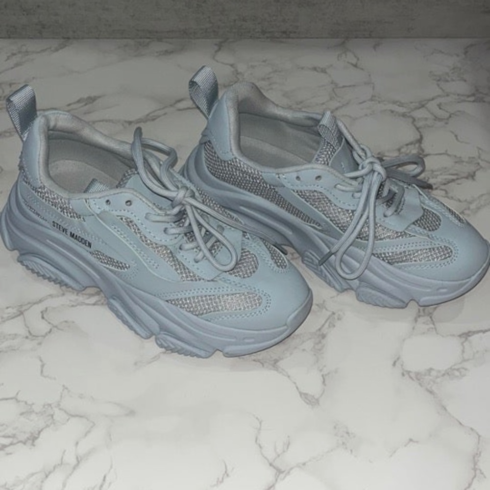 Powder Blue Steve Madden sneakers